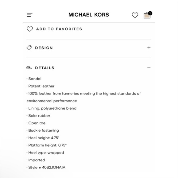 NWT Michael Kors Jordyn Patent Leather Platform Sandal - Picture 9 of 9